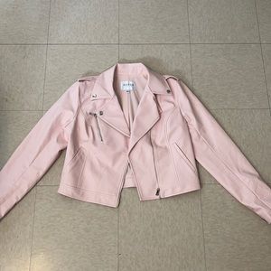 Pink Guess Leather Jacket